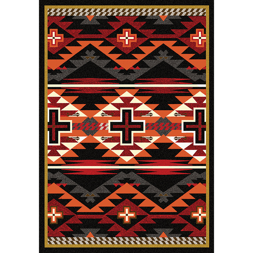 Rustic Cross - Black