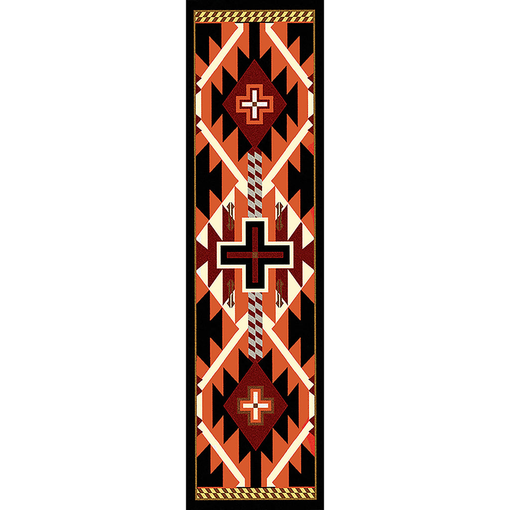 Rustic Cross - Black