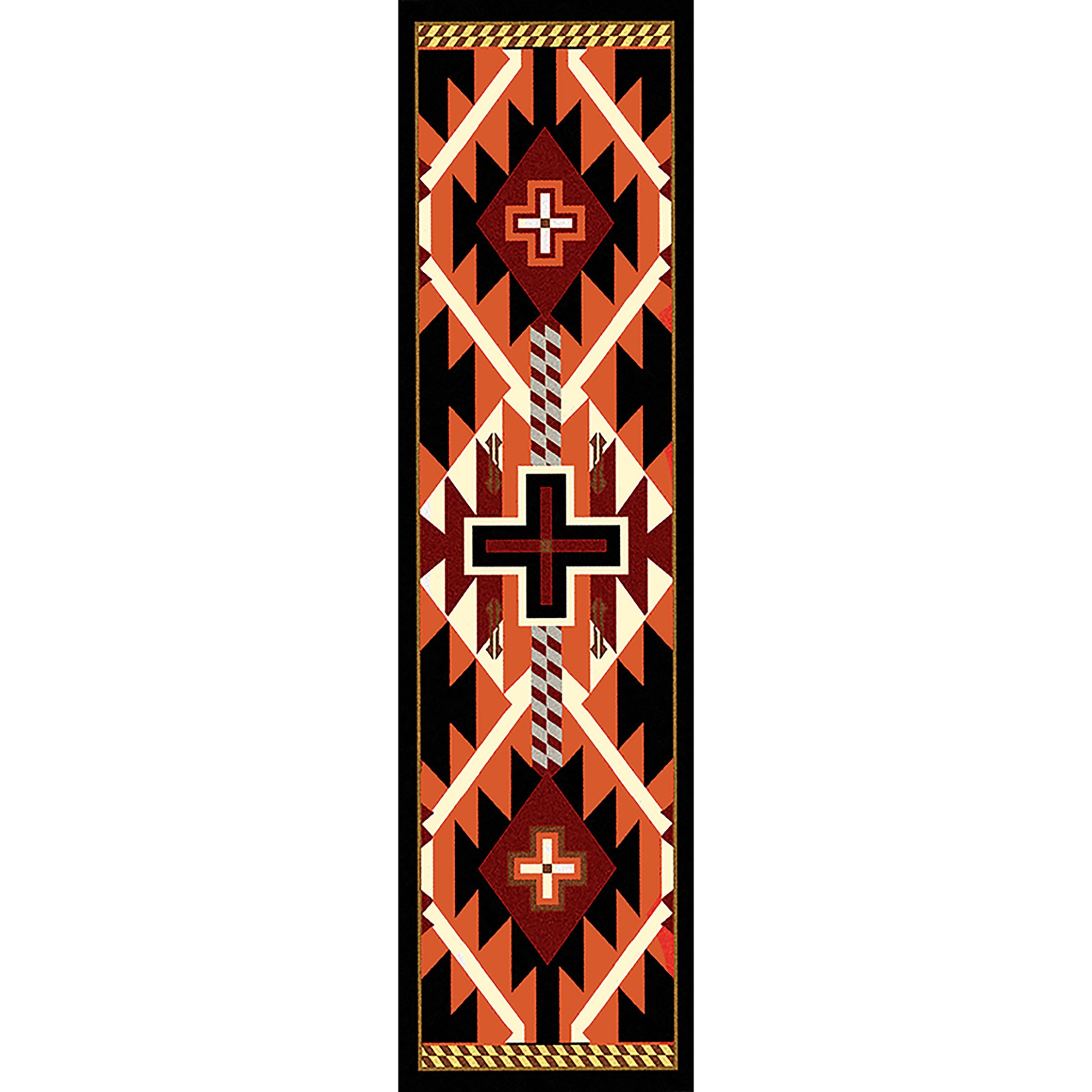 Rustic Cross - Black