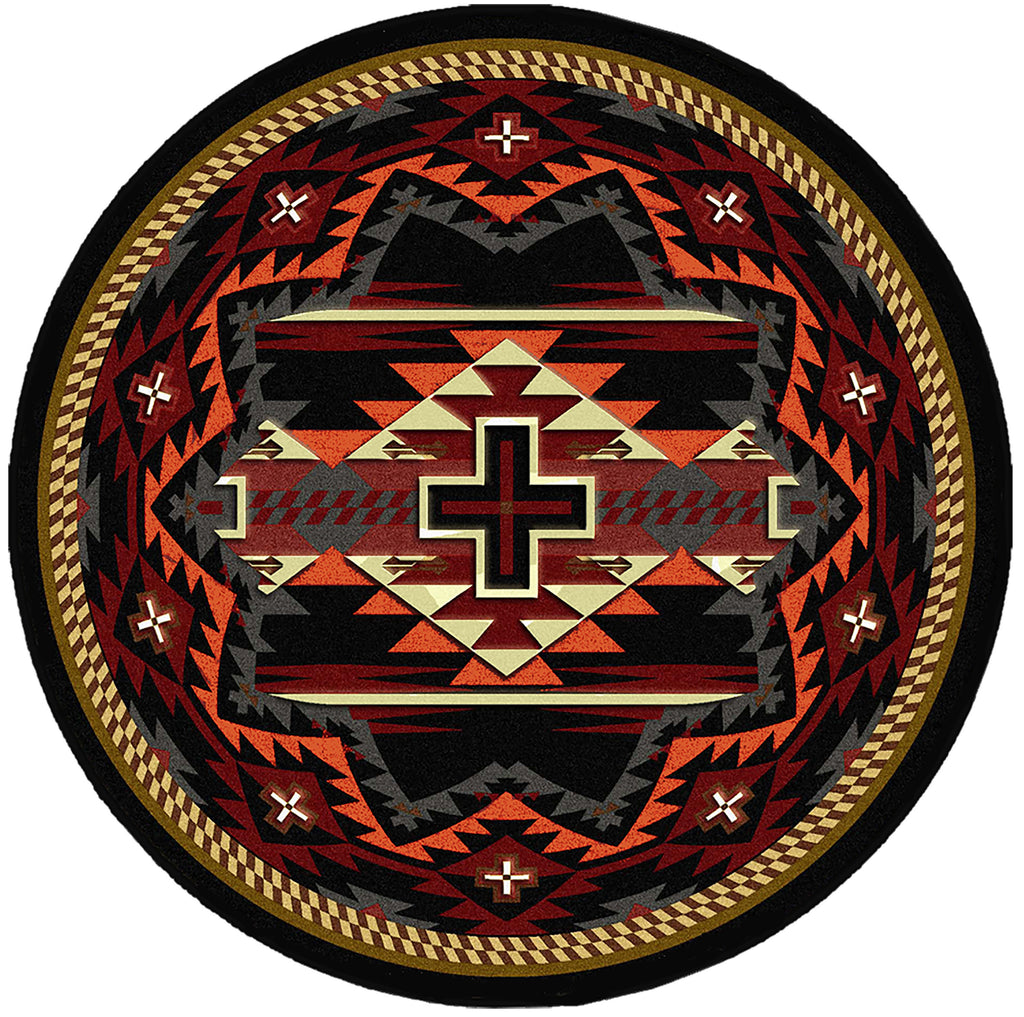 Rustic Cross - Black