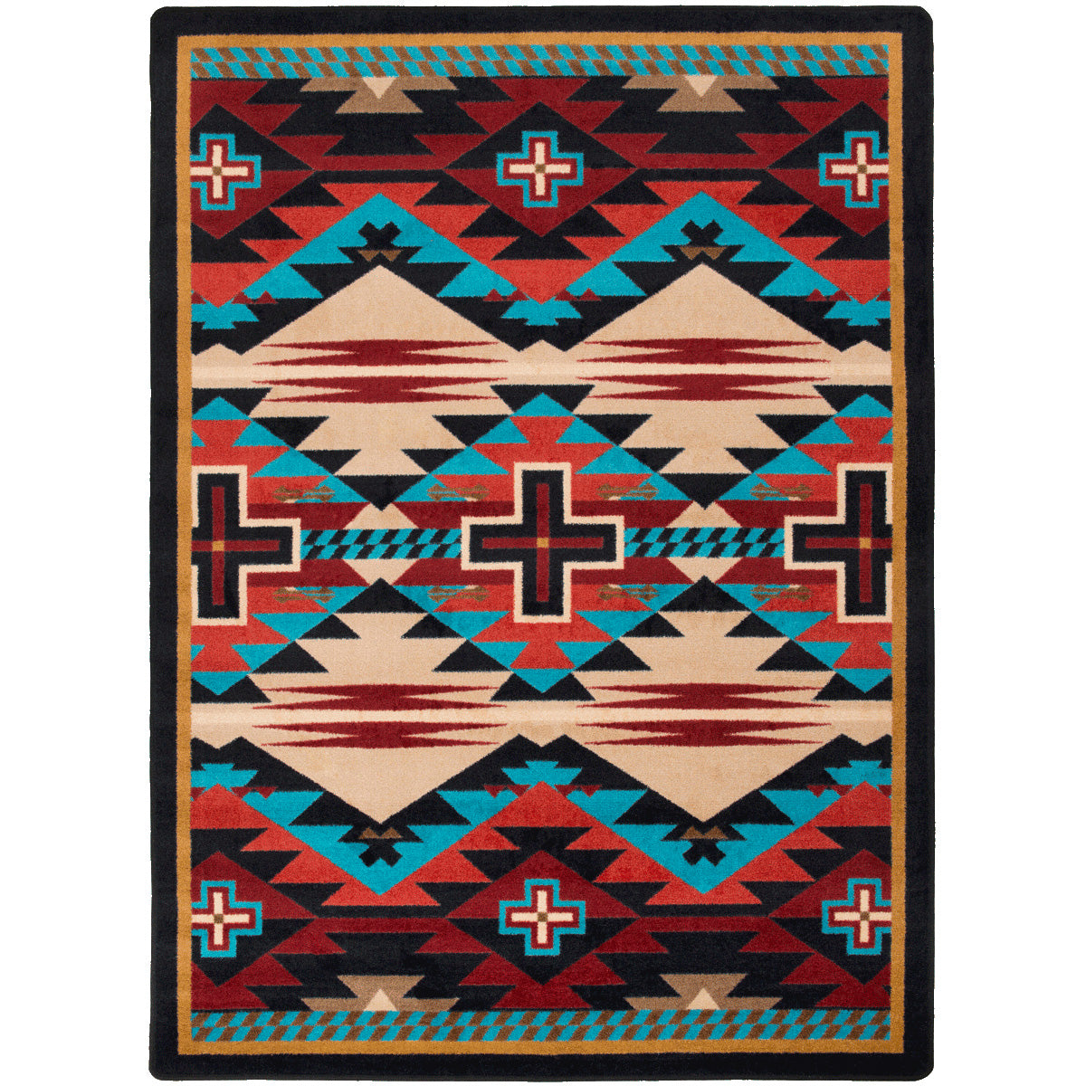 Rustic Cross - Blue