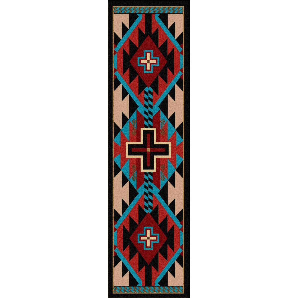 Rustic Cross - Blue