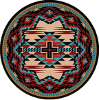 Rustic Cross - Blue