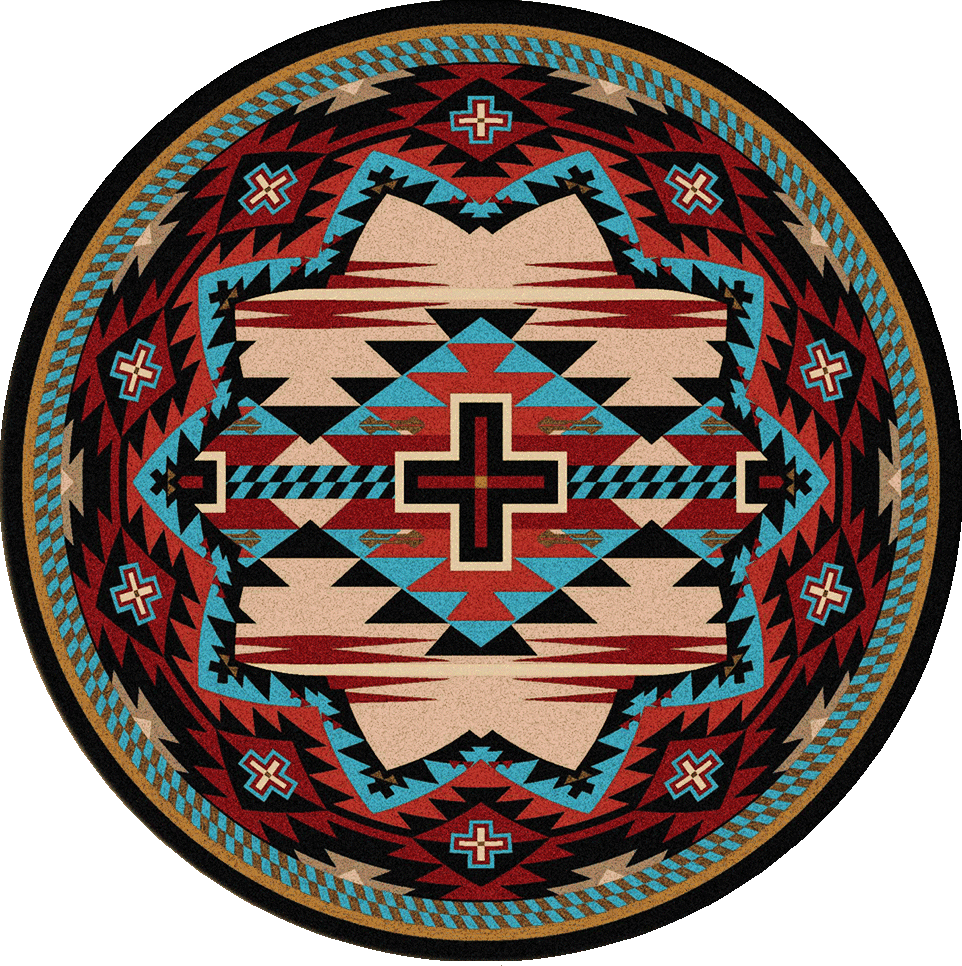 Rustic Cross - Blue