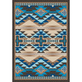Rustic Cross - Indigo Turquoise