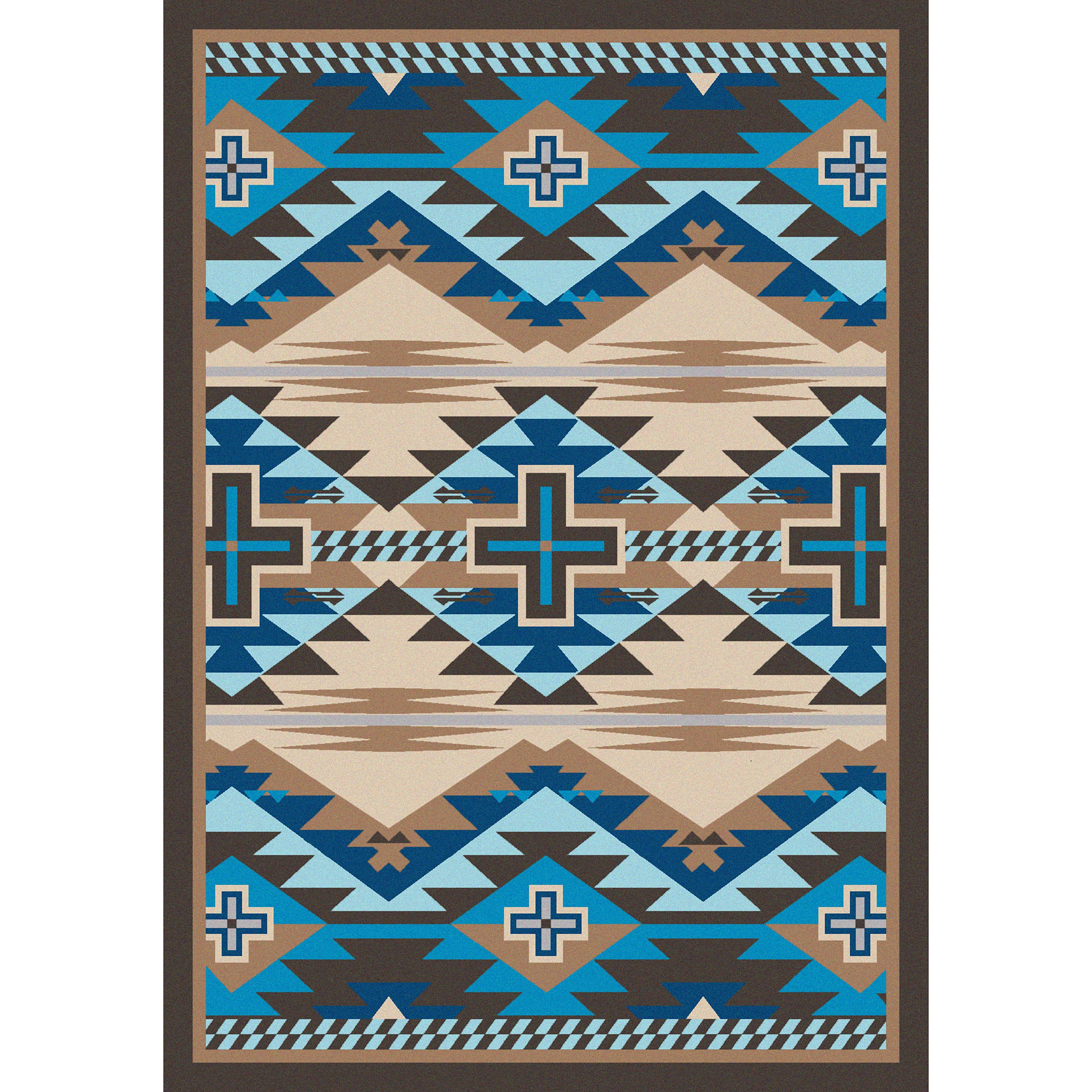 Rustic Cross - Indigo Turquoise