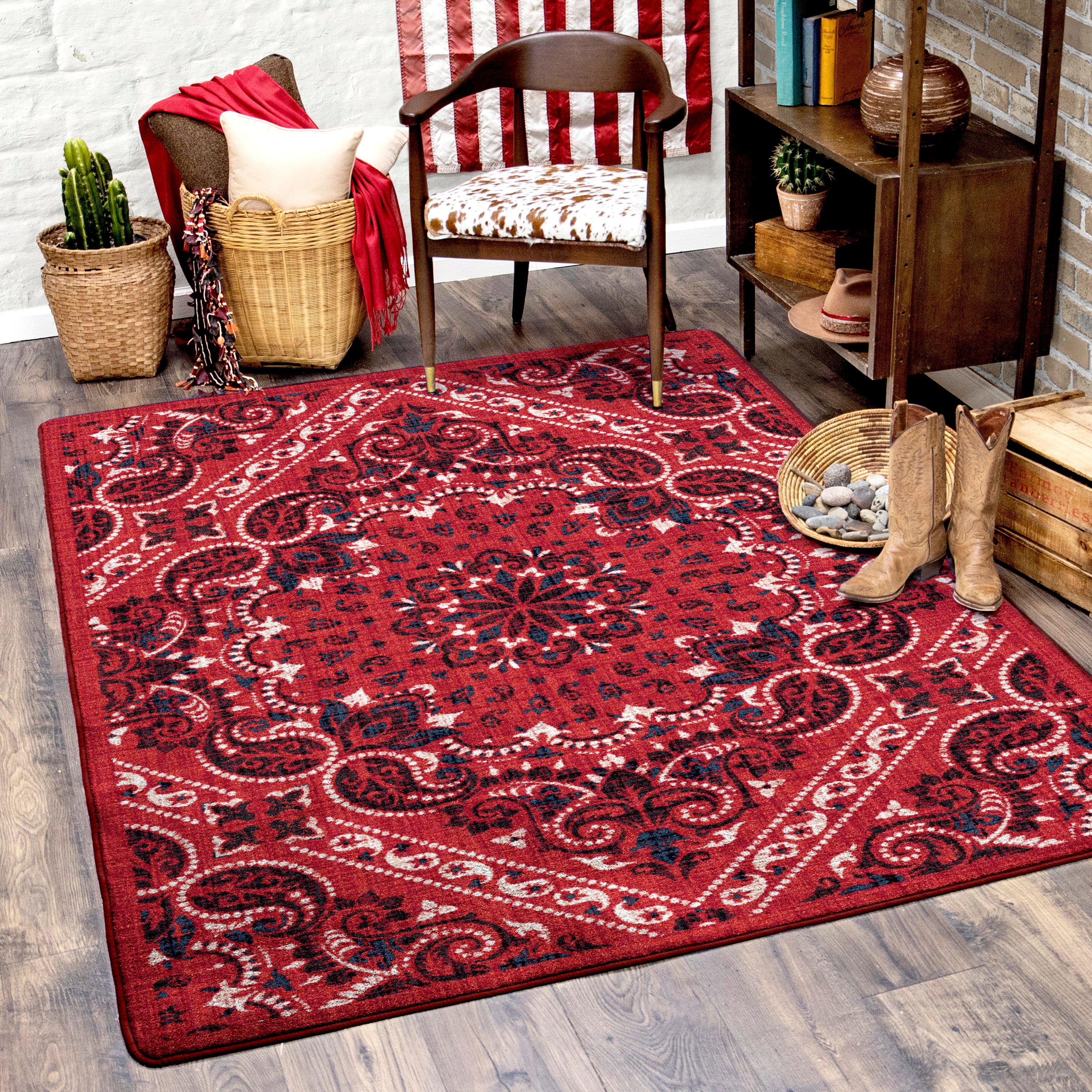 Kerchief Rodeo Red