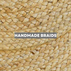 George Premium Hand Spun Jute Braided Area Rug
