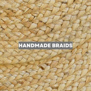George Premium Hand Spun Jute Braided Area Rug