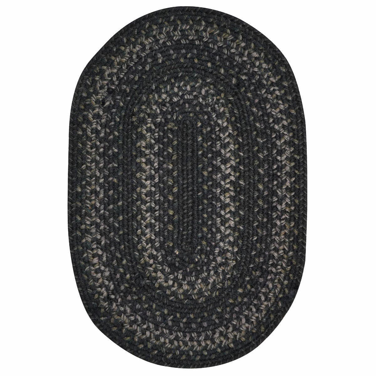 8x10  Jet Black Oval