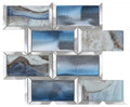 Subway Shell Blue 12 x 12