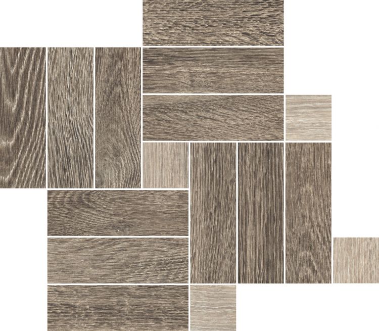 Orto Botanico 03 Walnut Mosaic 14 x 16