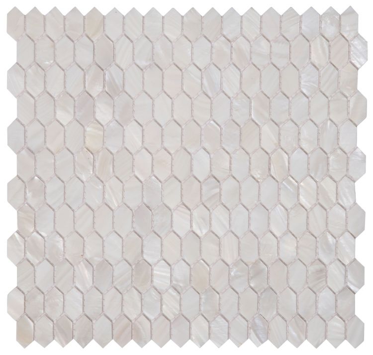 Pearl White Arrow Mosaic