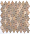 Swiss Diamond Pattern Crackle Mosaic 11.5 x 12.5
