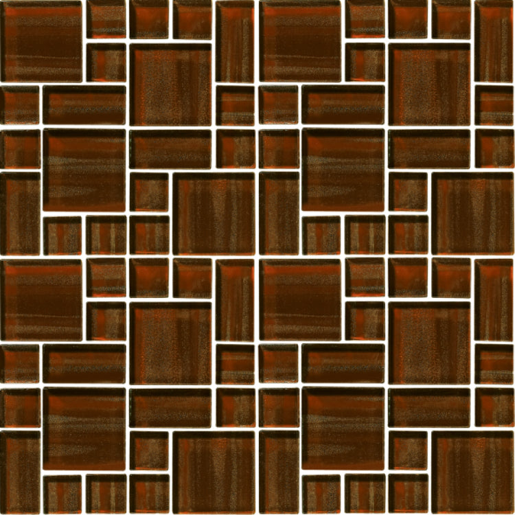 Odyssey Brown Glass Mosaic 12 x 12