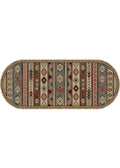 Chiseled Rock Multi 2 x 5 Oval Rug