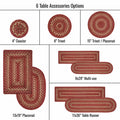 13x19 Apple Pie PcMt Rect Set of 4