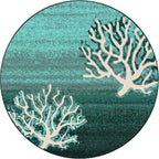 Coral Pattern Aqua