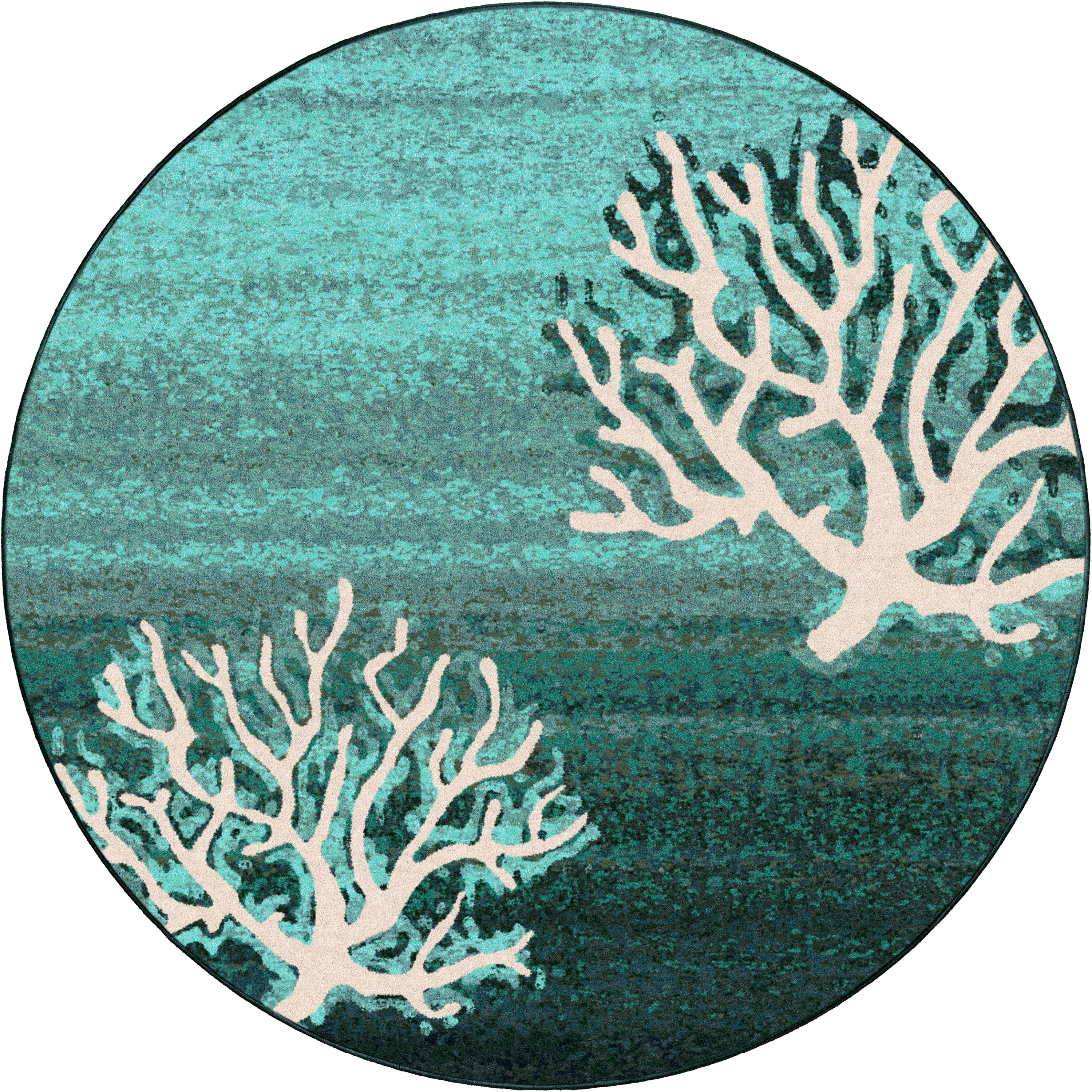 Coral Pattern Aqua