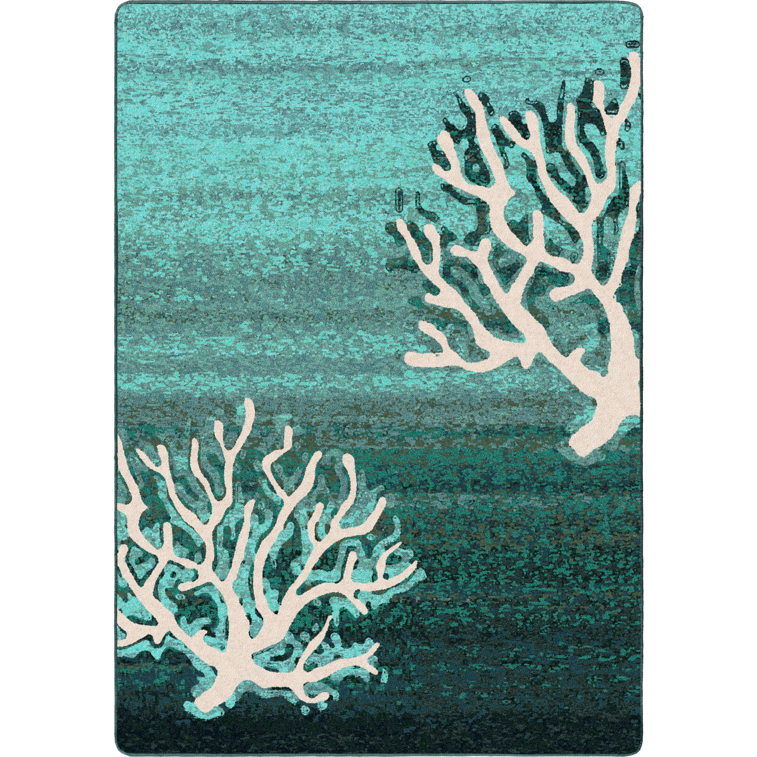 Coral Pattern Aqua