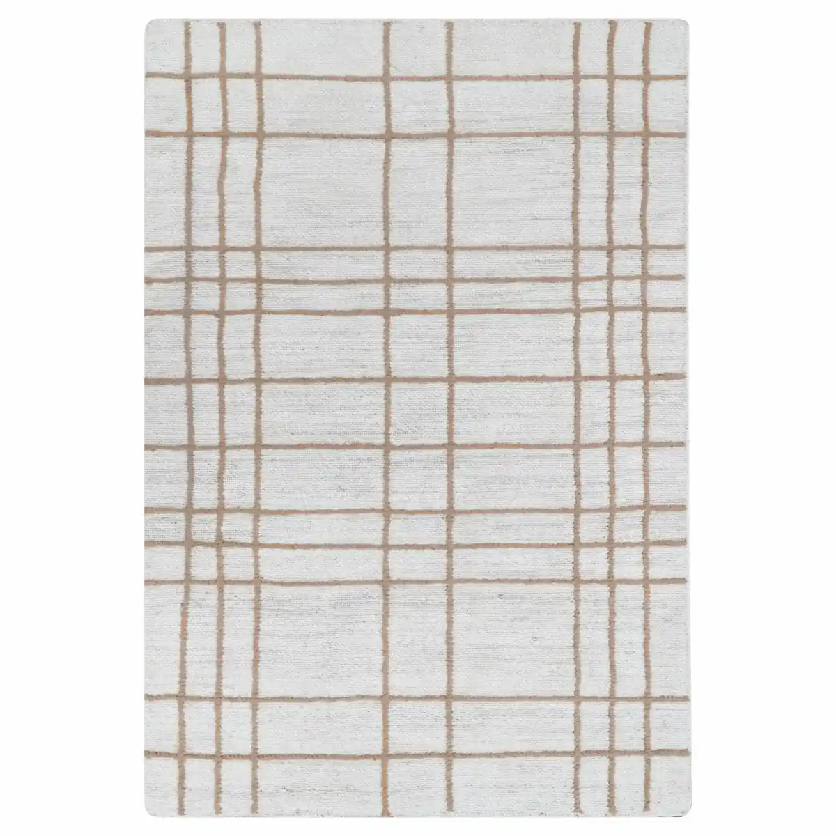 2x3 Faye Window Pane Premium Jute Rug