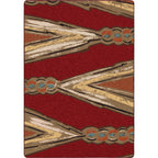 Finger Weave - Red