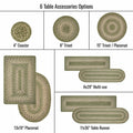 4 IN Grassland Coaster Set of 6