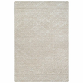2x6 Mica Hand Spun Embroidered Jute Rug with Looped Yarn