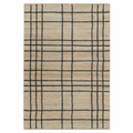 6x9 Nell Window Pane Premium Jute Rug With Backing