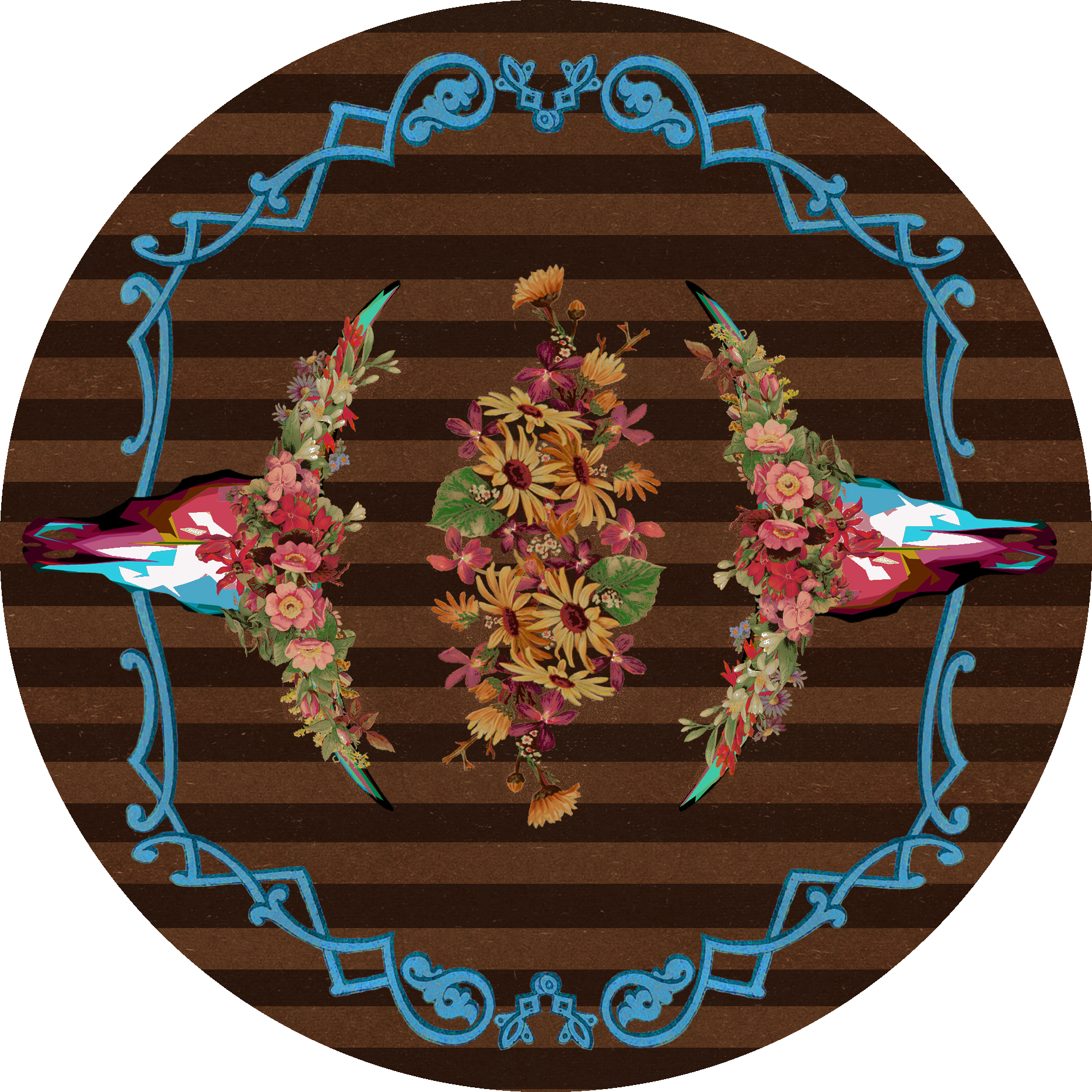Ruiz Floral Longhorn