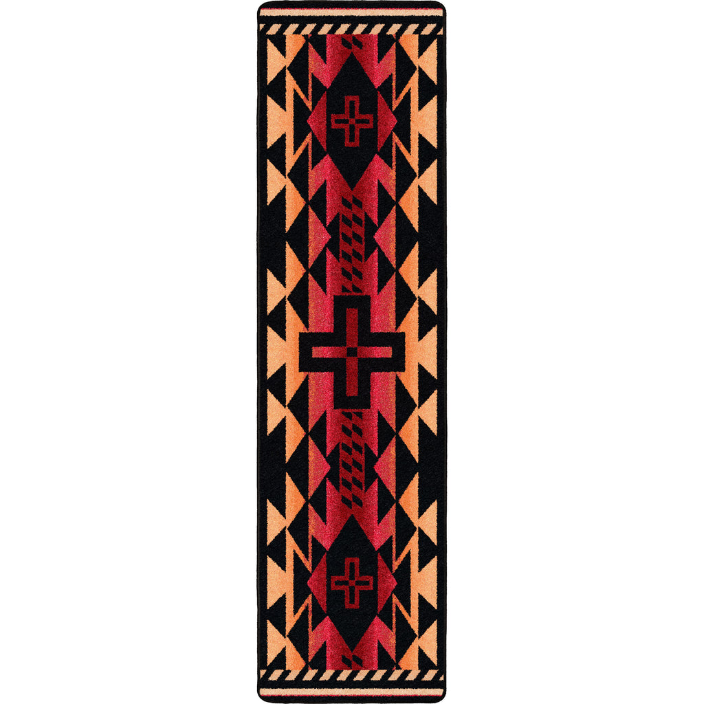 Rustic Cross - Burnt Red