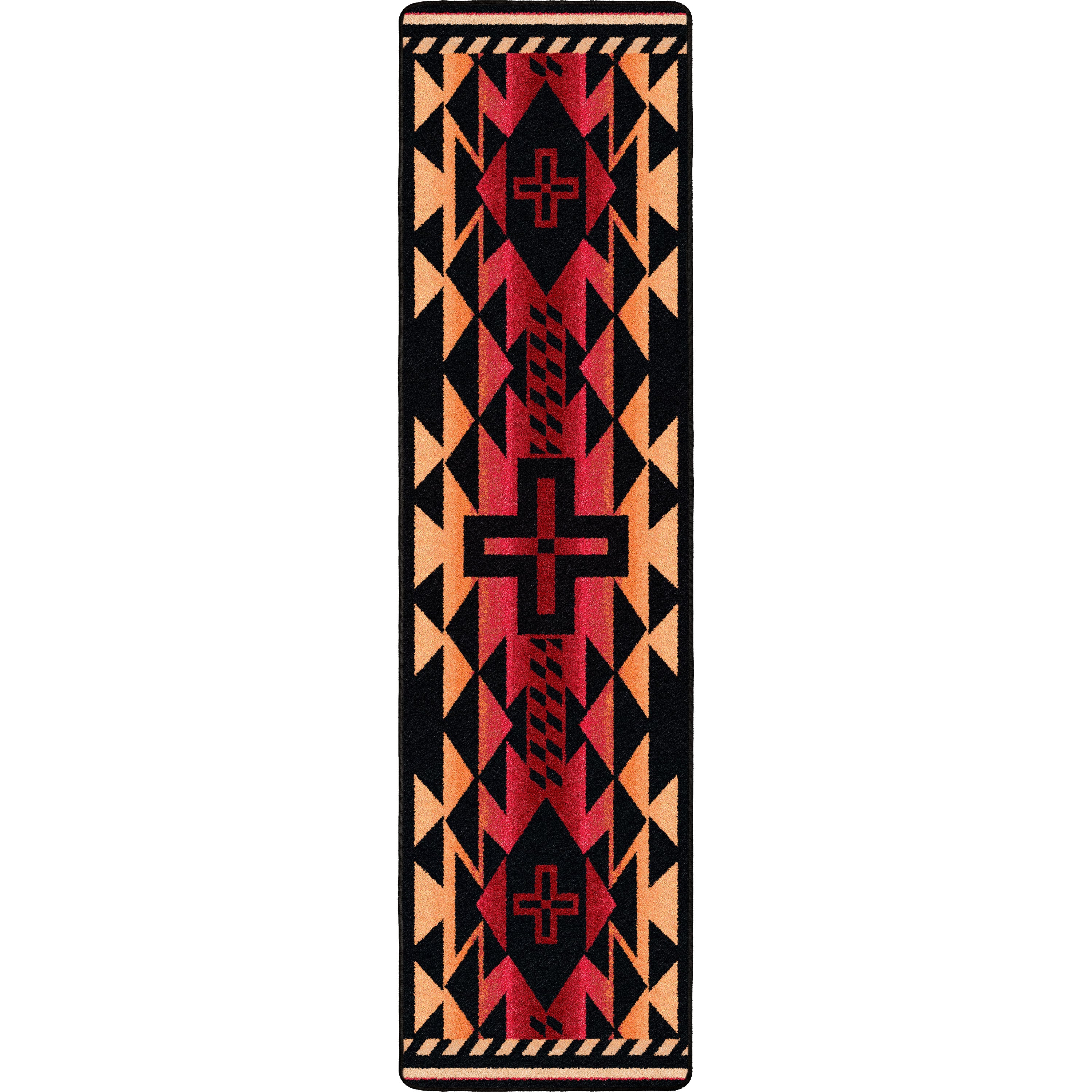 Rustic Cross - Burnt Red