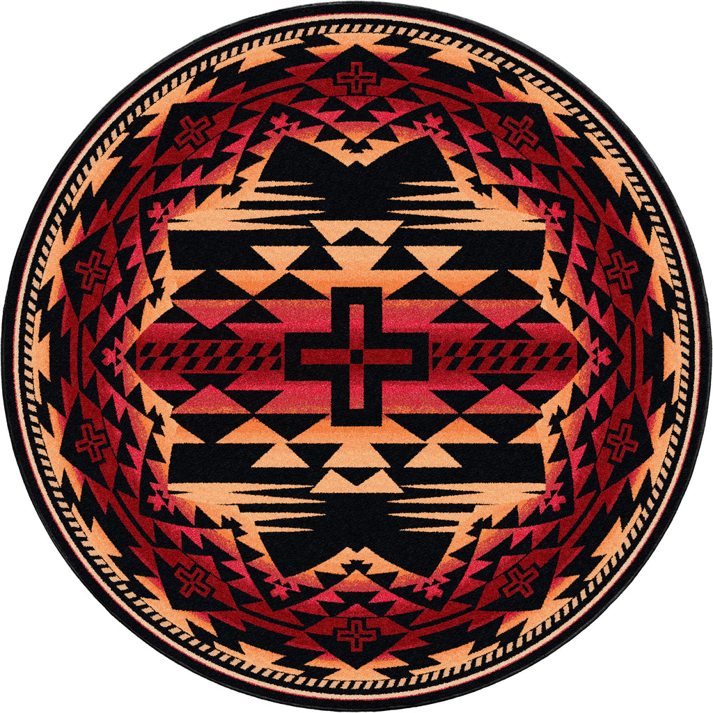 Rustic Cross - Burnt Red