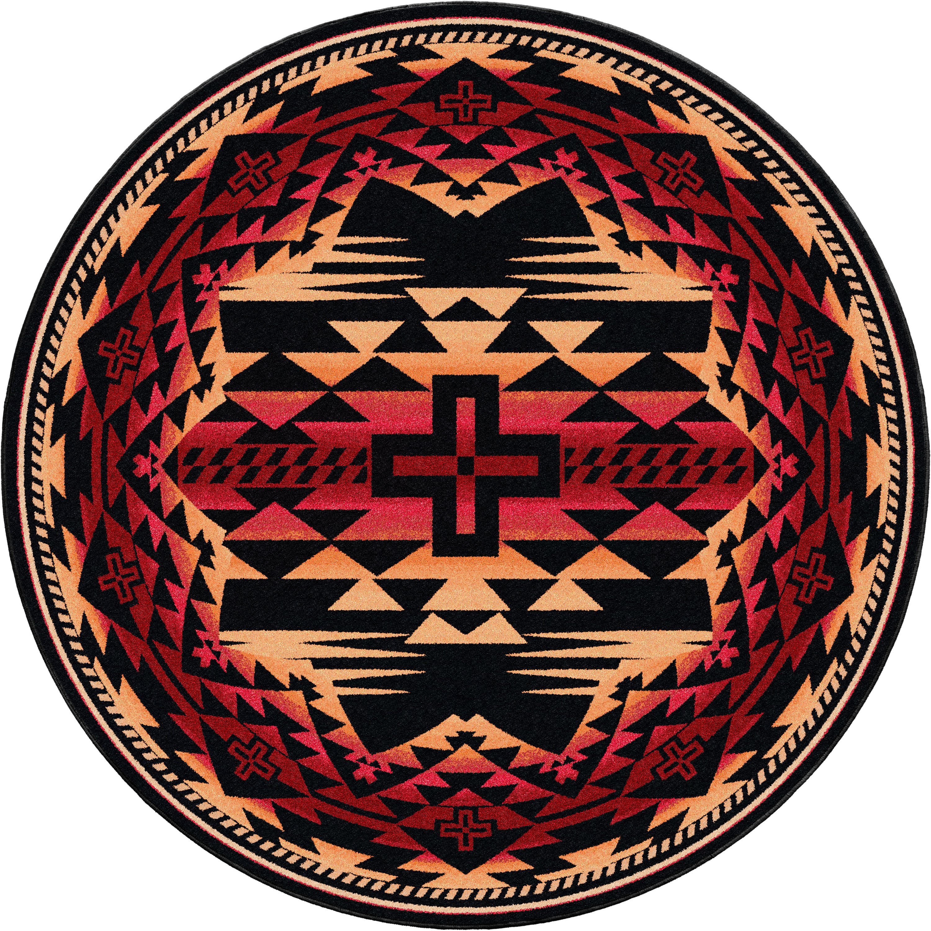 Rustic Cross - Burnt Red