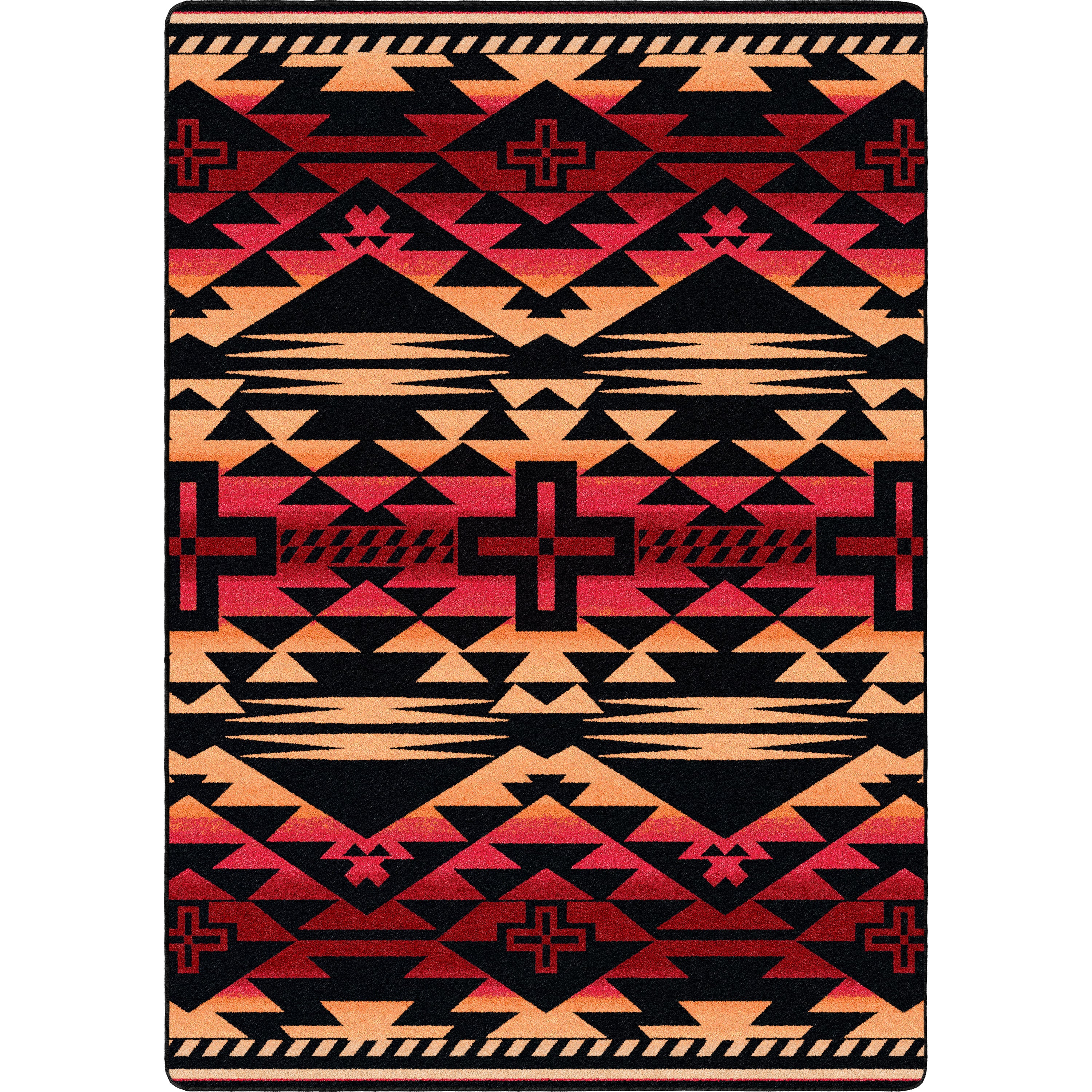 Rustic Cross - Burnt Red