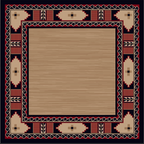 Mesa Border Red and Black