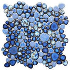 Growing Series Glass Pebble Mosaic Tile