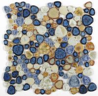Growing Series Glass Pebble Mosaic Tile