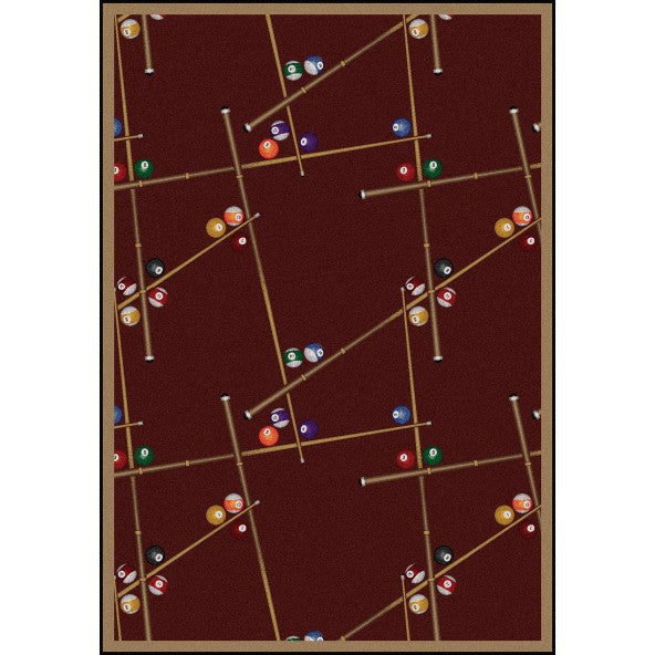 Joy Carpets Snookered Area Rug