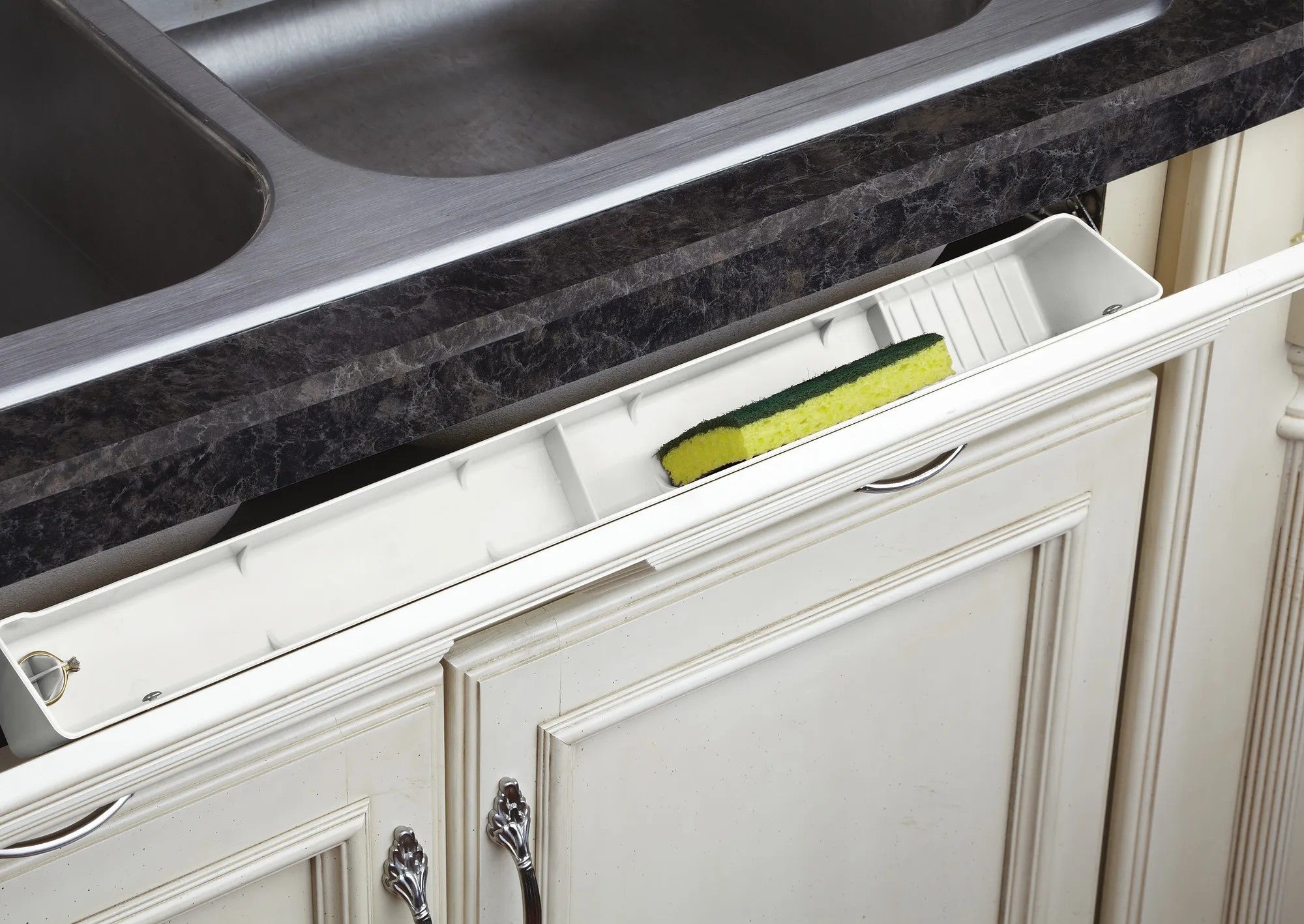 Rev A Shelf Deluxe 30 " Tip-Out Tray for Cabinet Storage