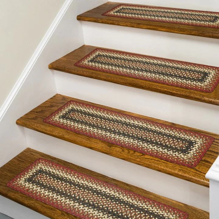 Stair Treads Braided Set of 13