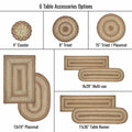 11x36 Table Runner Cookie Dough Rect