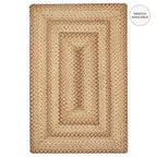Cookie Dough Braided Jute Rug
