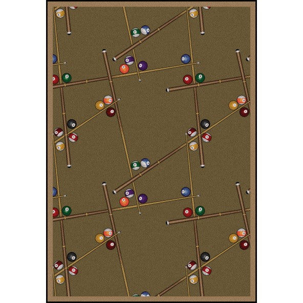 Joy Carpets Snookered Area Rug