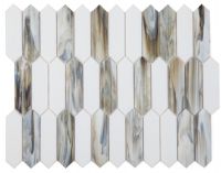 Newport Arrow Glass Mosaic 10.25 x 12.5
