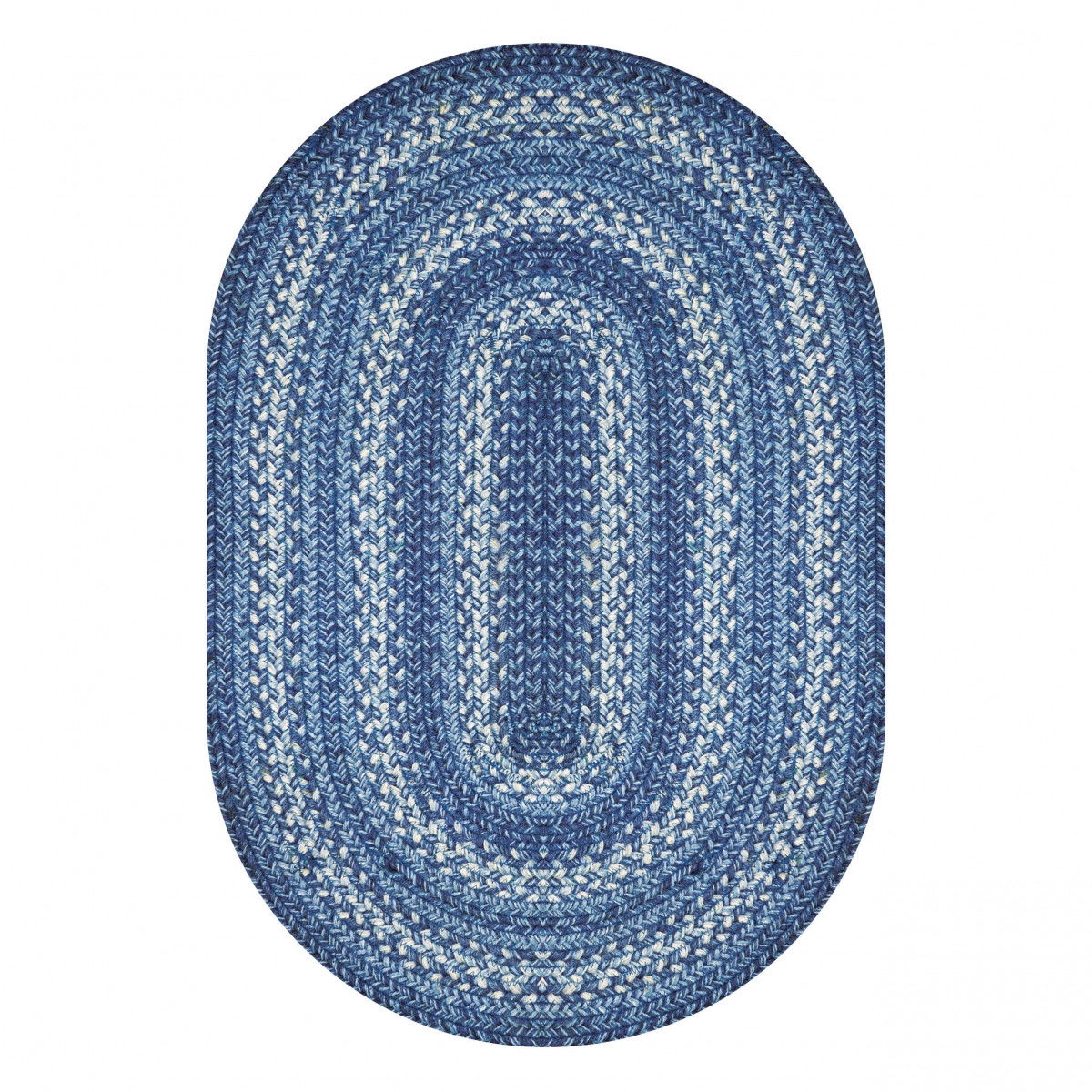 20x30  Denim Oval JUTE