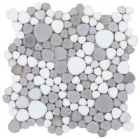 Growing Series Glass Pebble Mosaic Tile