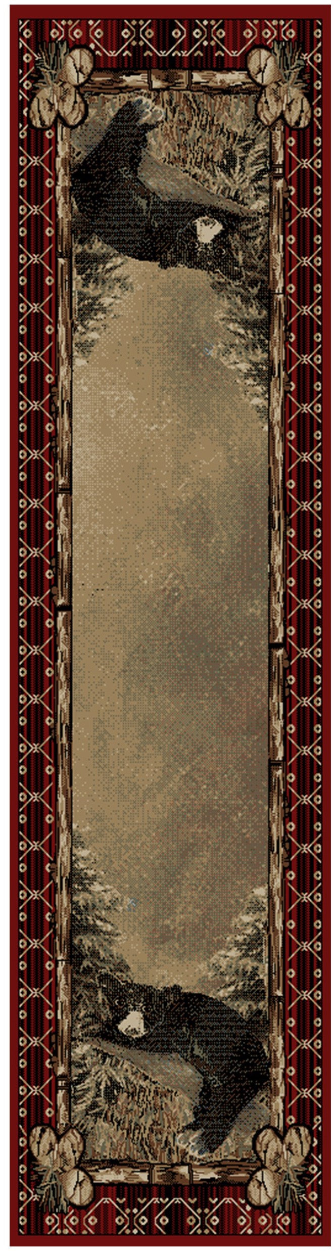 Lodge King - Lazy Bear (Red)