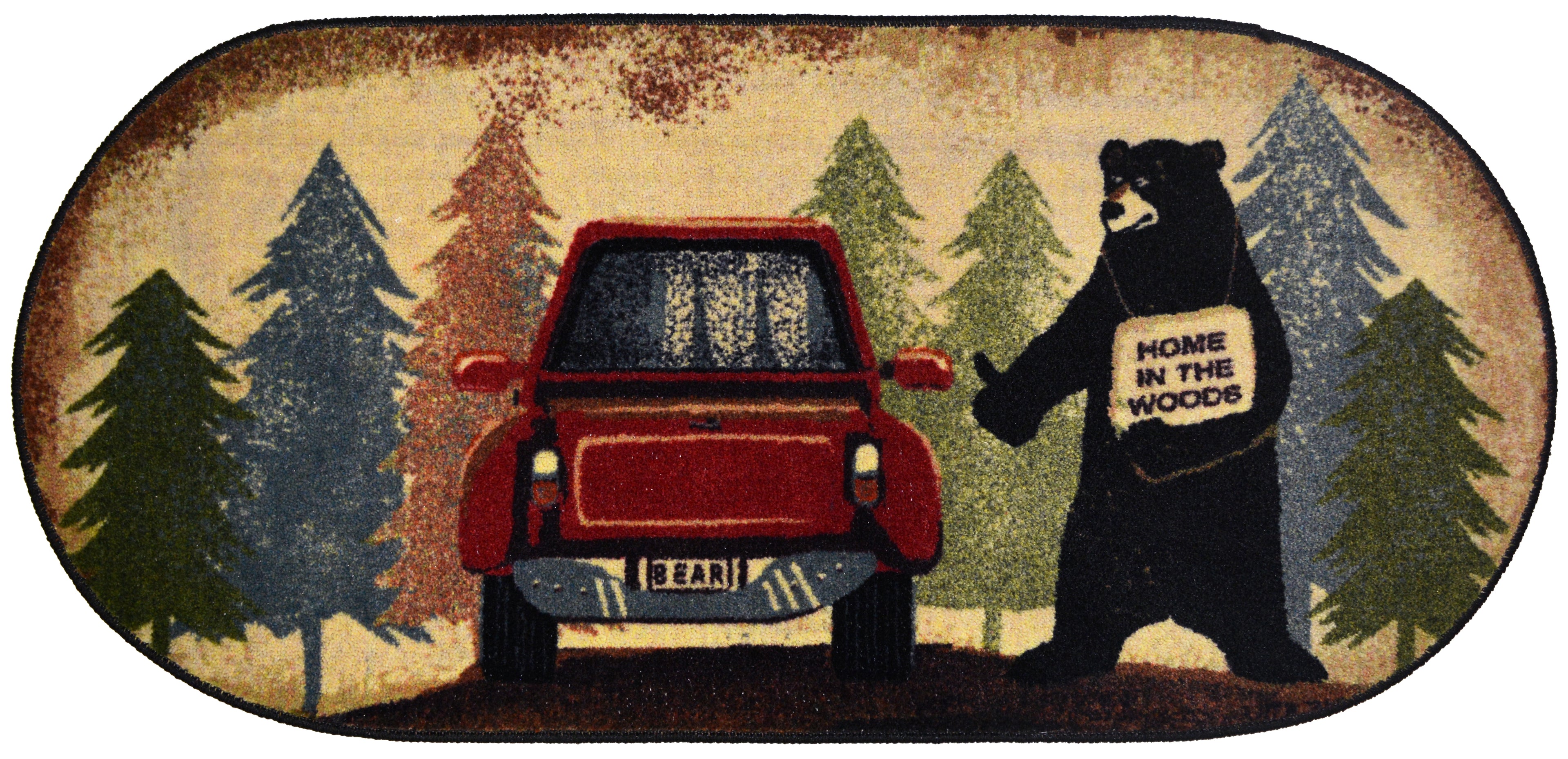 Cozy Cabin - Hitchhiking Bear (Brown)