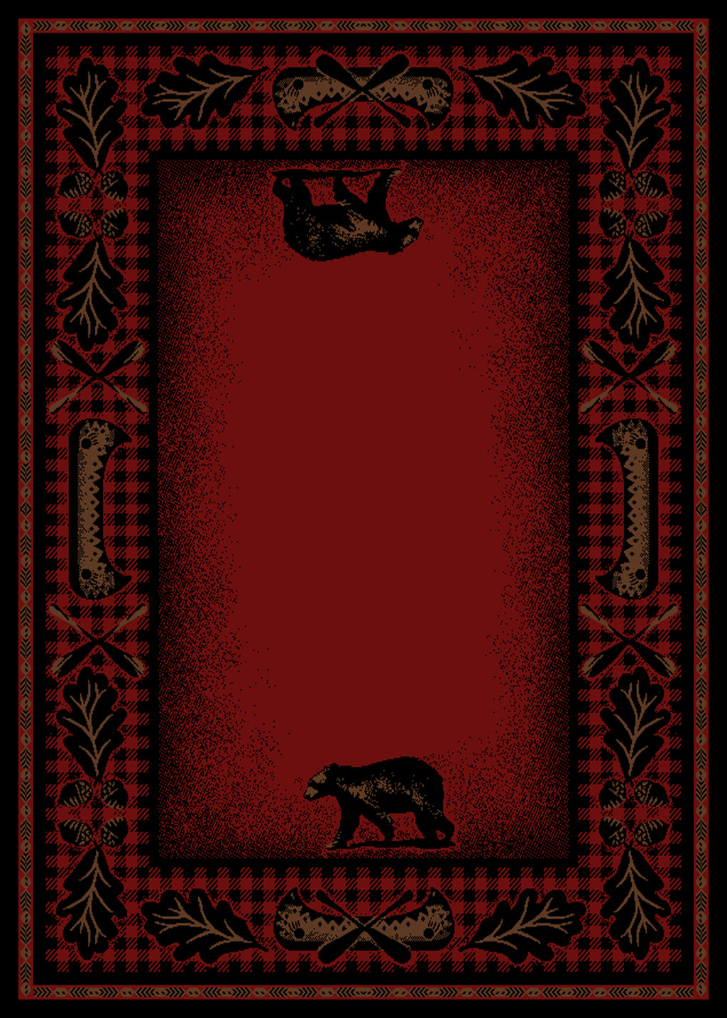 American Destination - Woodlands Plaid (Red)